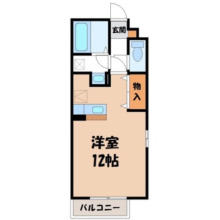 小山駅 徒歩27分 1階の物件間取画像